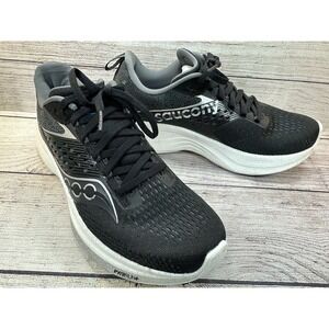Saucony Ride 17 Women's size 8.5 Running Shoes Black/white **WORN ONCE**